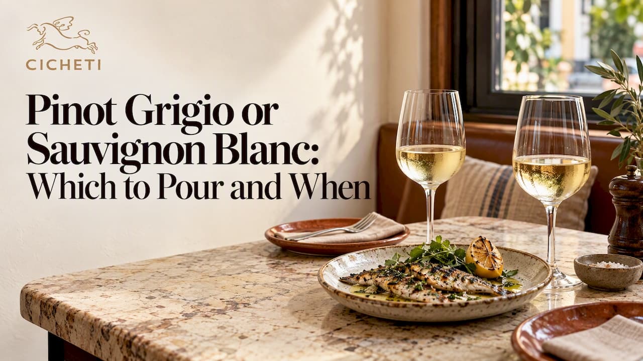 Pinot Grigio or Sauvignon Blanc: Which to Pour and When