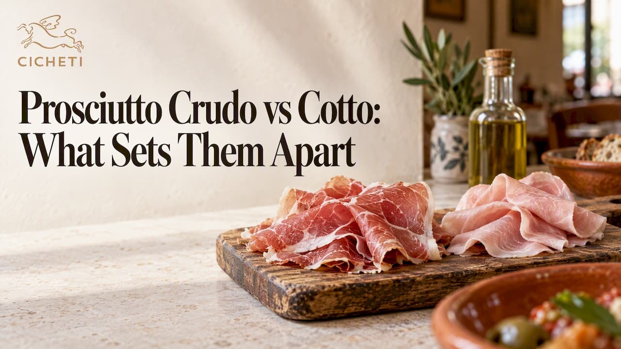 Prosciutto Crudo vs Cotto: What Sets Them Apart